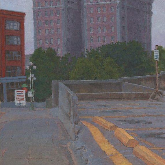 Yesler Terrace - West, oil on linen,