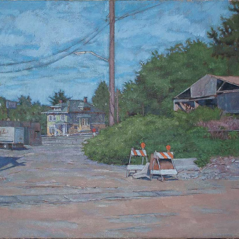 Other Side of the Tracks, oil on linen, 24 x 30 in.