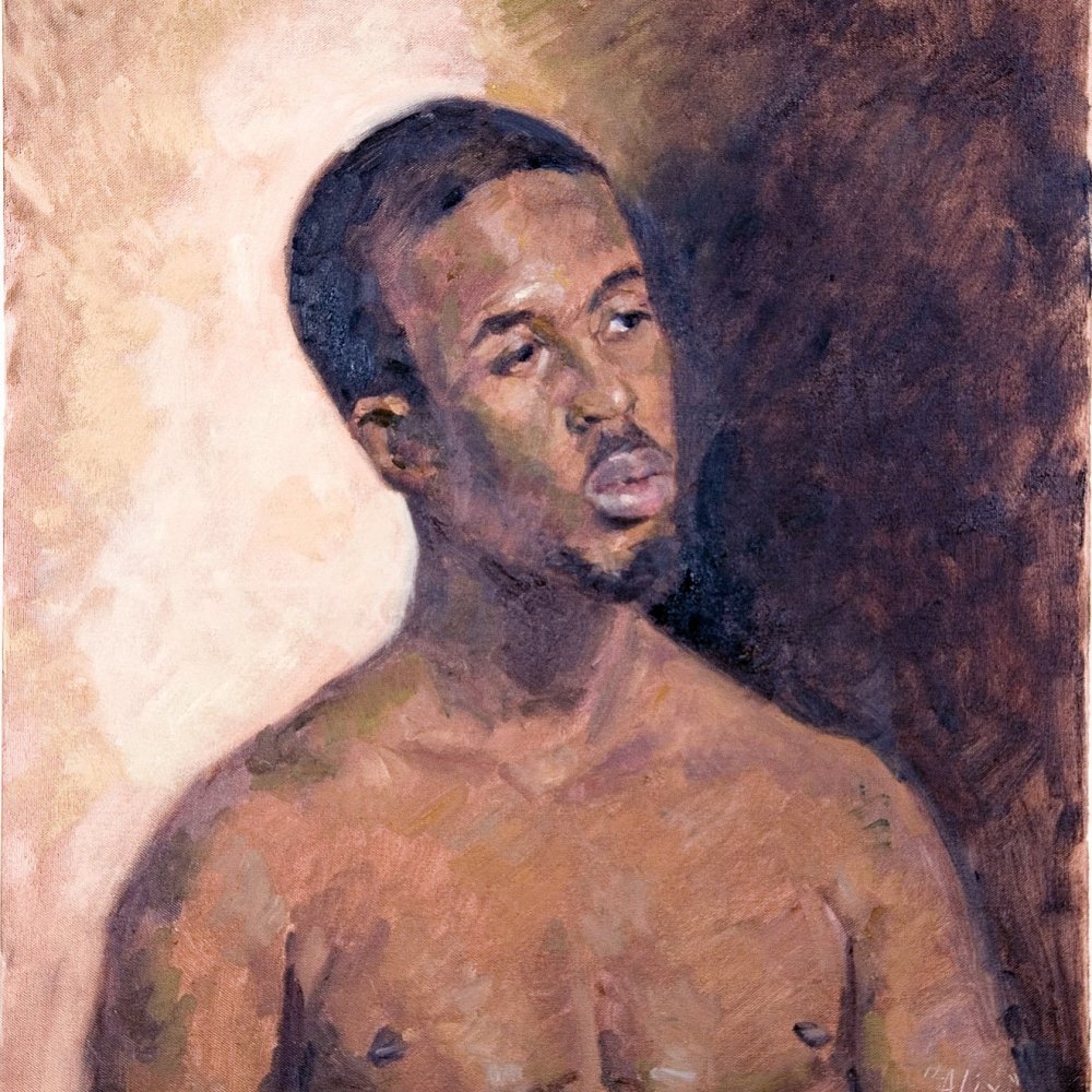 Othello, oil on canvas, 24 x 20 in.