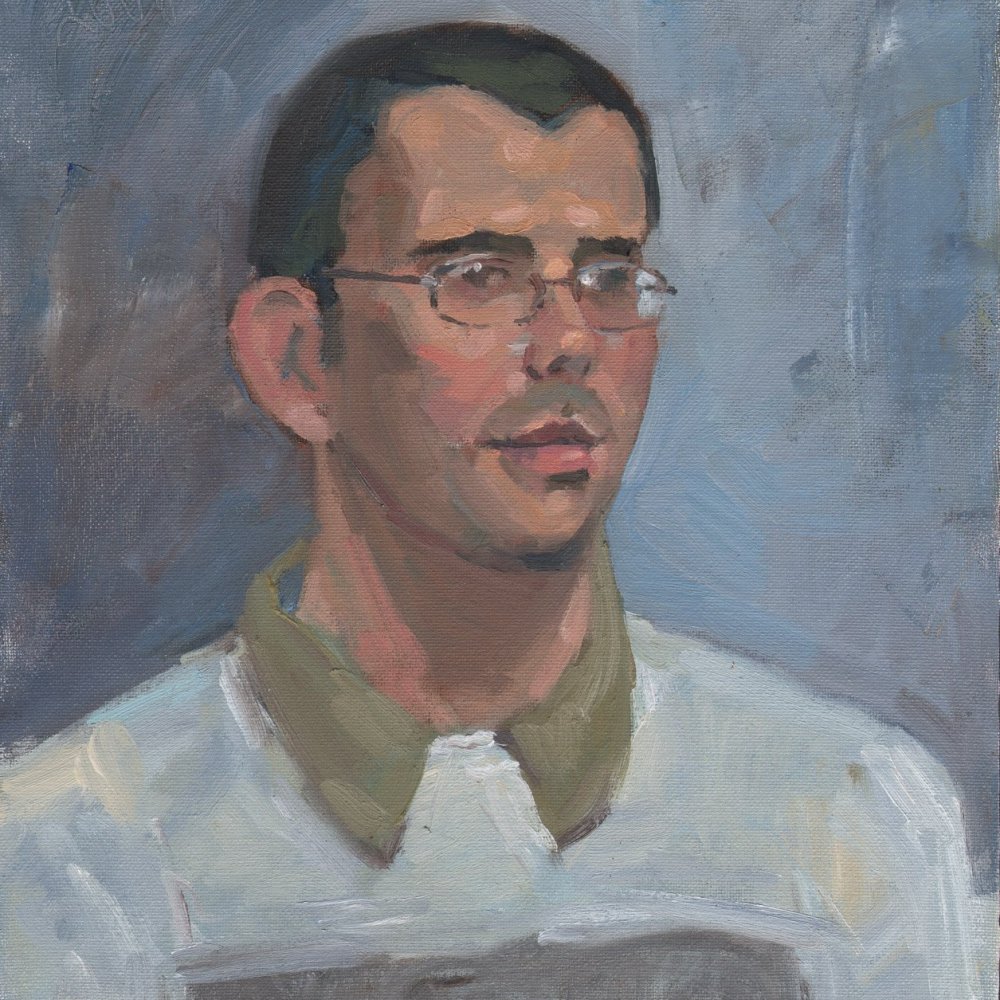 Jason, oil on canvas, 14 x 11 in.